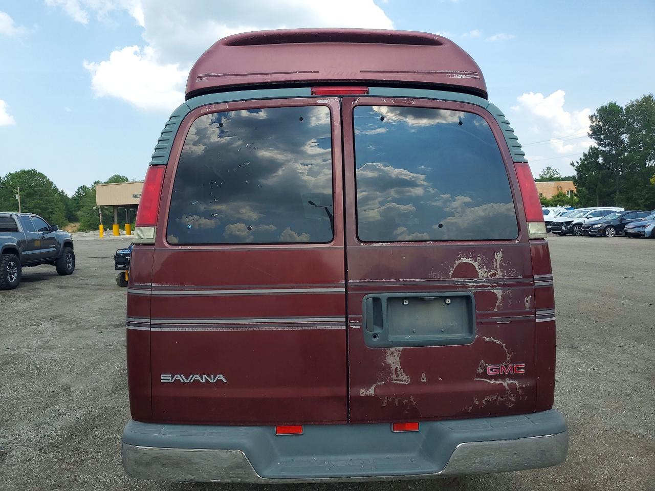1999 Gmc Savana Rv G1500 Burgundy vin: 1GDFG15R1X1070545