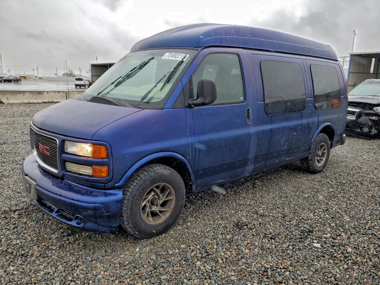 2000 Gmc Savana Rv G1500 Blue vin: 1GDFG15R1Y1260024