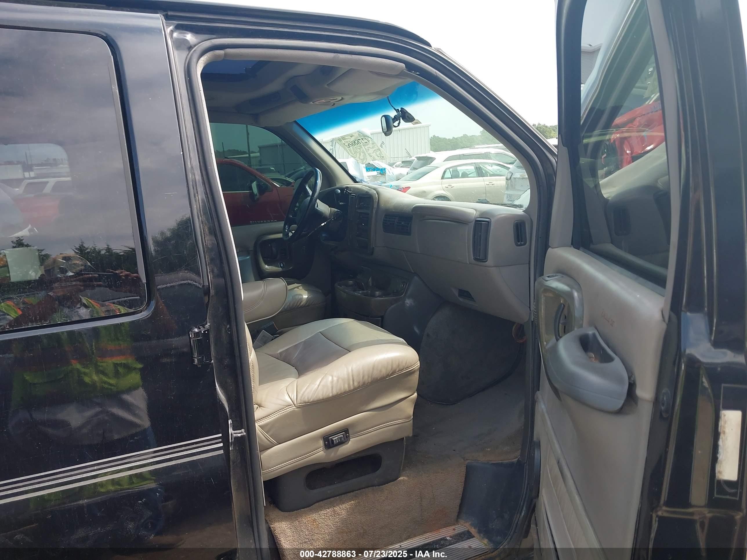 2002 Gmc Savana Standard Black vin: 1GDFG15R221195515