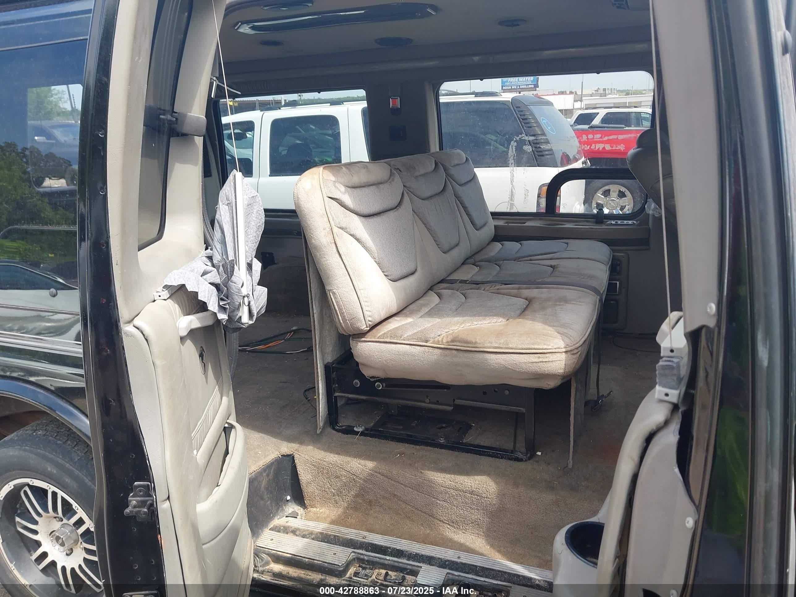 2002 Gmc Savana Standard Black vin: 1GDFG15R221195515
