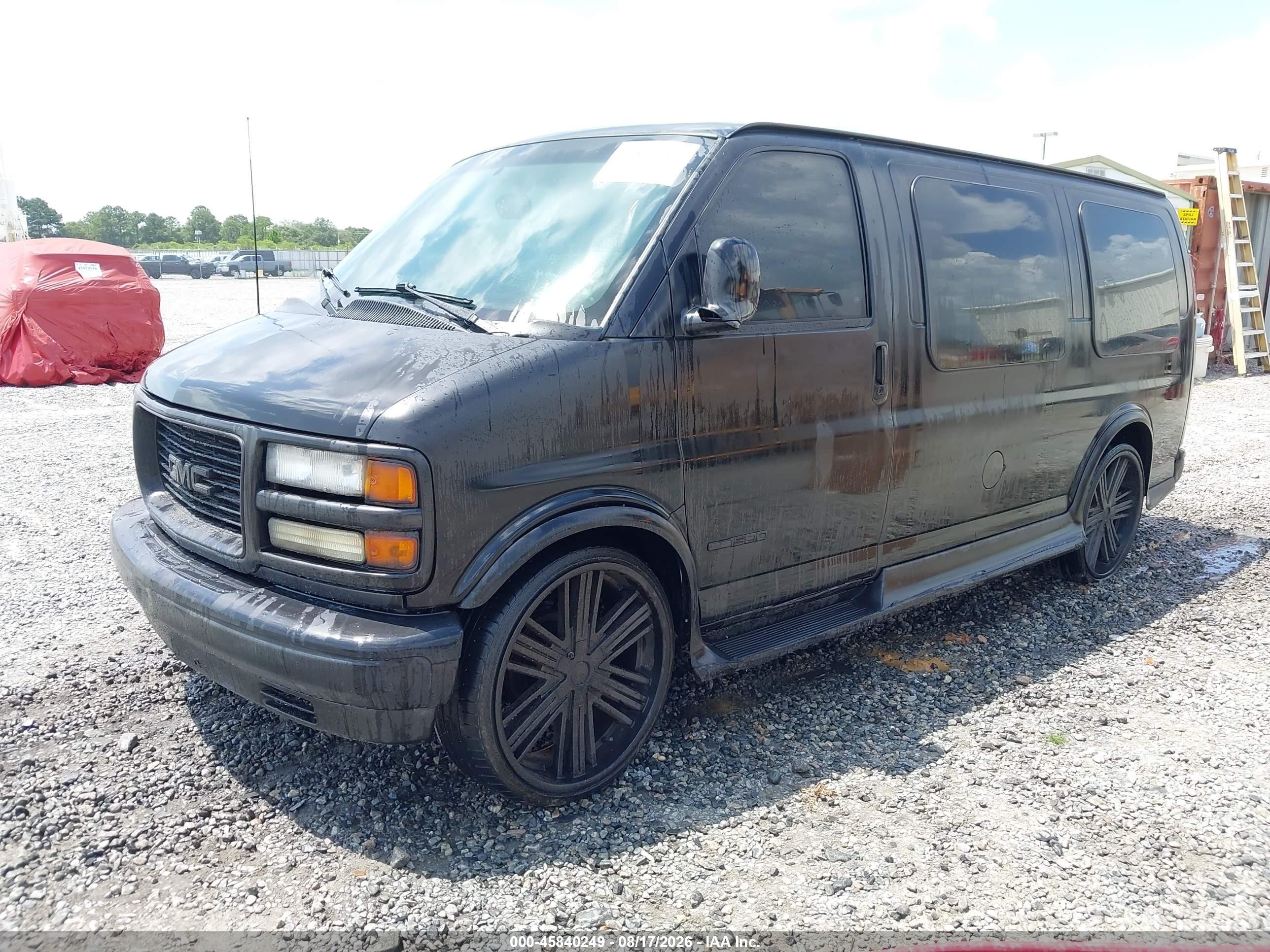 1999 Gmc Savana Rv G1500   Black vin: 1GDFG15R3X1161316