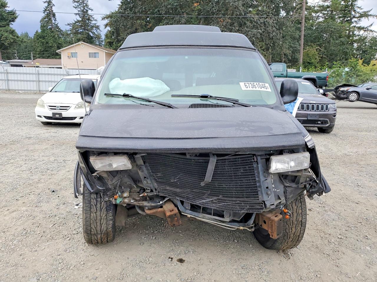 1996 Gmc Savana Rv G1500 Black vin: 1GDFG15R4T1018515