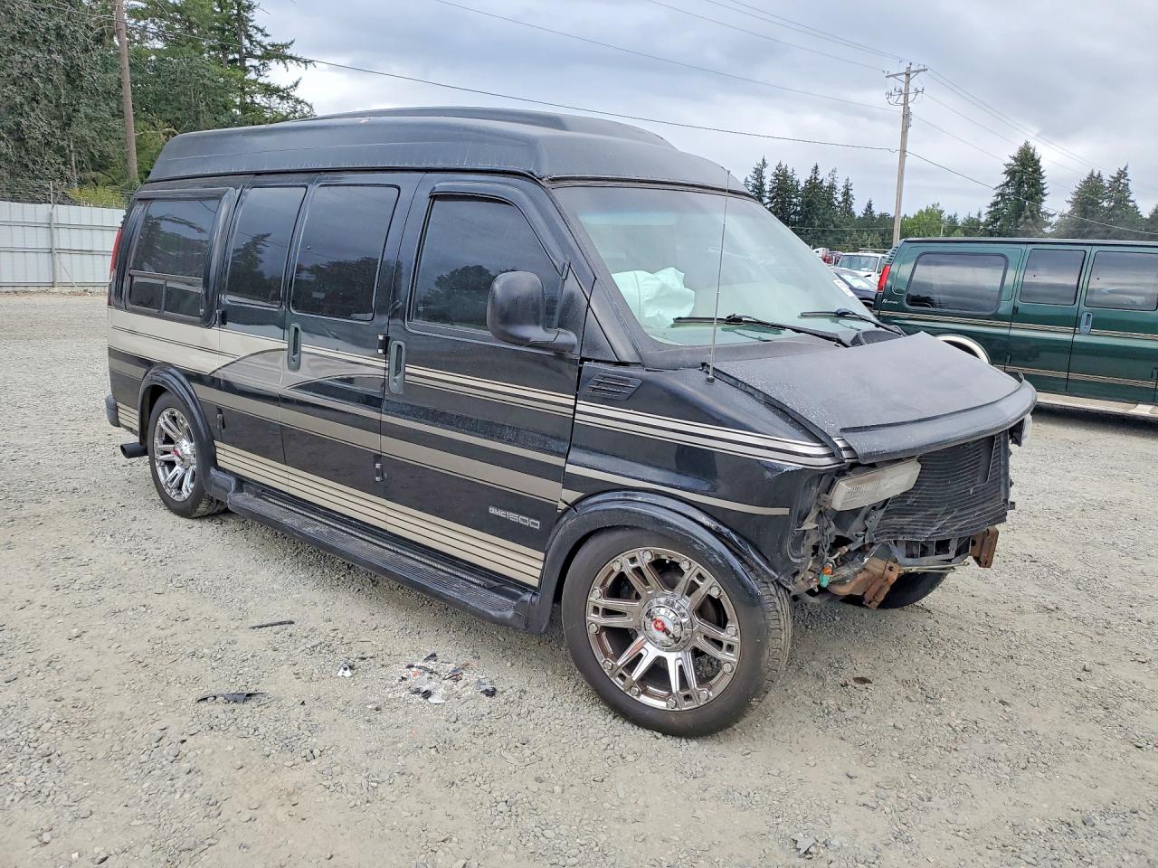 1996 Gmc Savana Rv G1500 Black vin: 1GDFG15R4T1018515