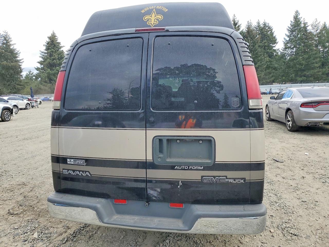 1996 Gmc Savana Rv G1500 Black vin: 1GDFG15R4T1018515