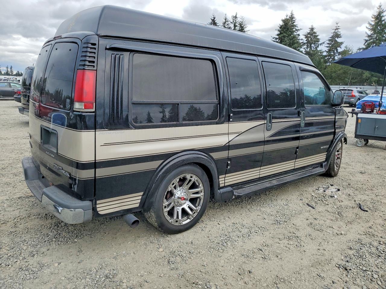 1996 Gmc Savana Rv G1500 Black vin: 1GDFG15R4T1018515