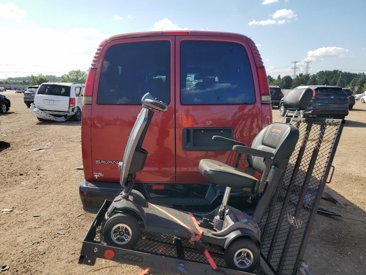 2002 Gmc Savana Rv G1500 Burgundy vin: 1GDFG15R721167161