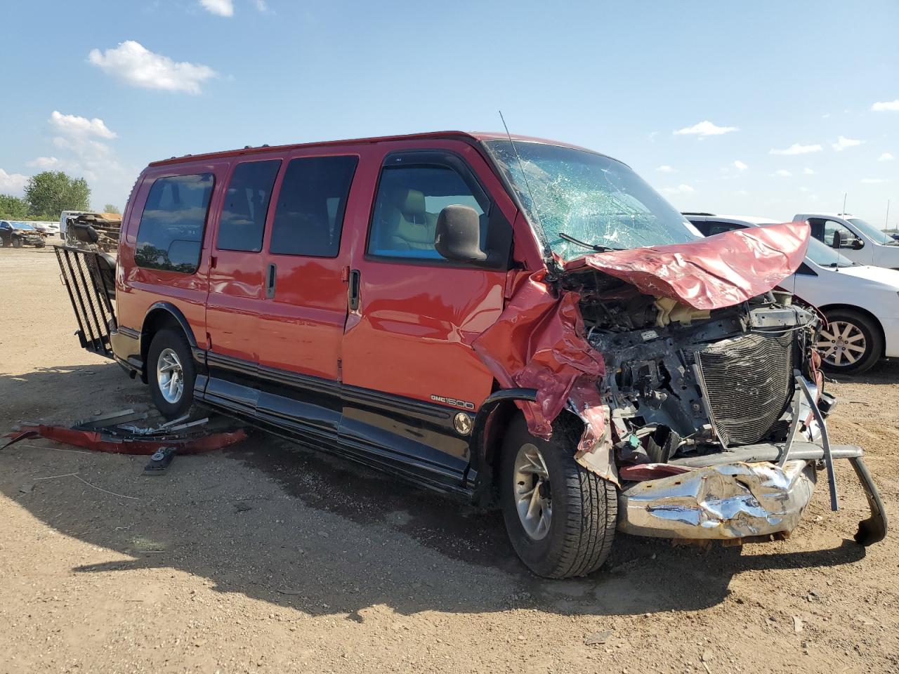 2002 Gmc Savana Rv G1500 Burgundy vin: 1GDFG15R721167161
