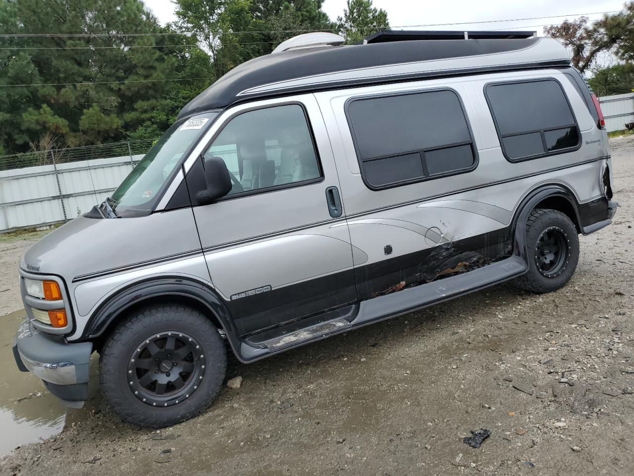 2002 Gmc Savana Rv G1500 Silver vin: 1GDFG15R721209280