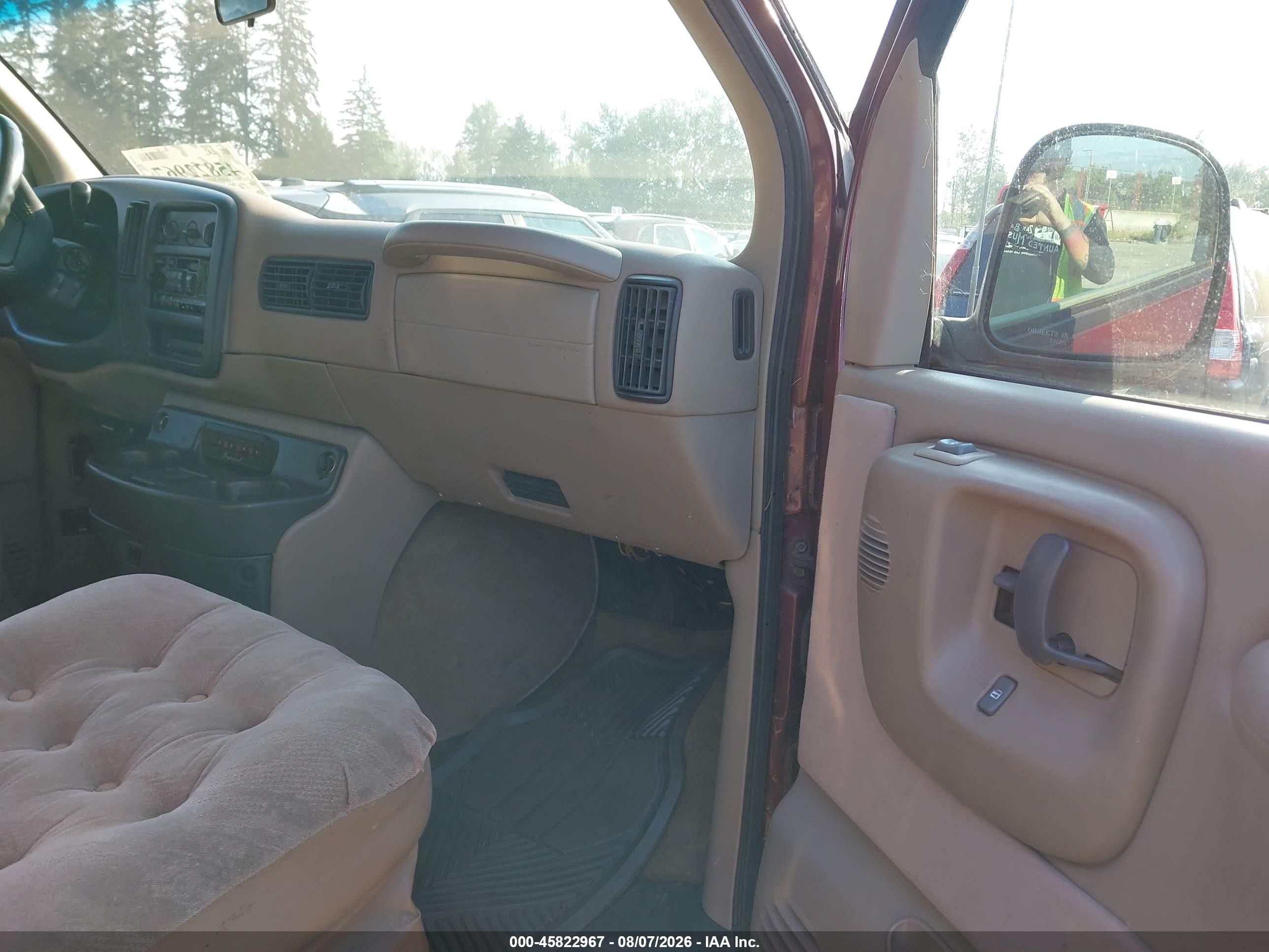 1997 Gmc Savana Yf7 Red vin: 1GDFG15R7V1061538