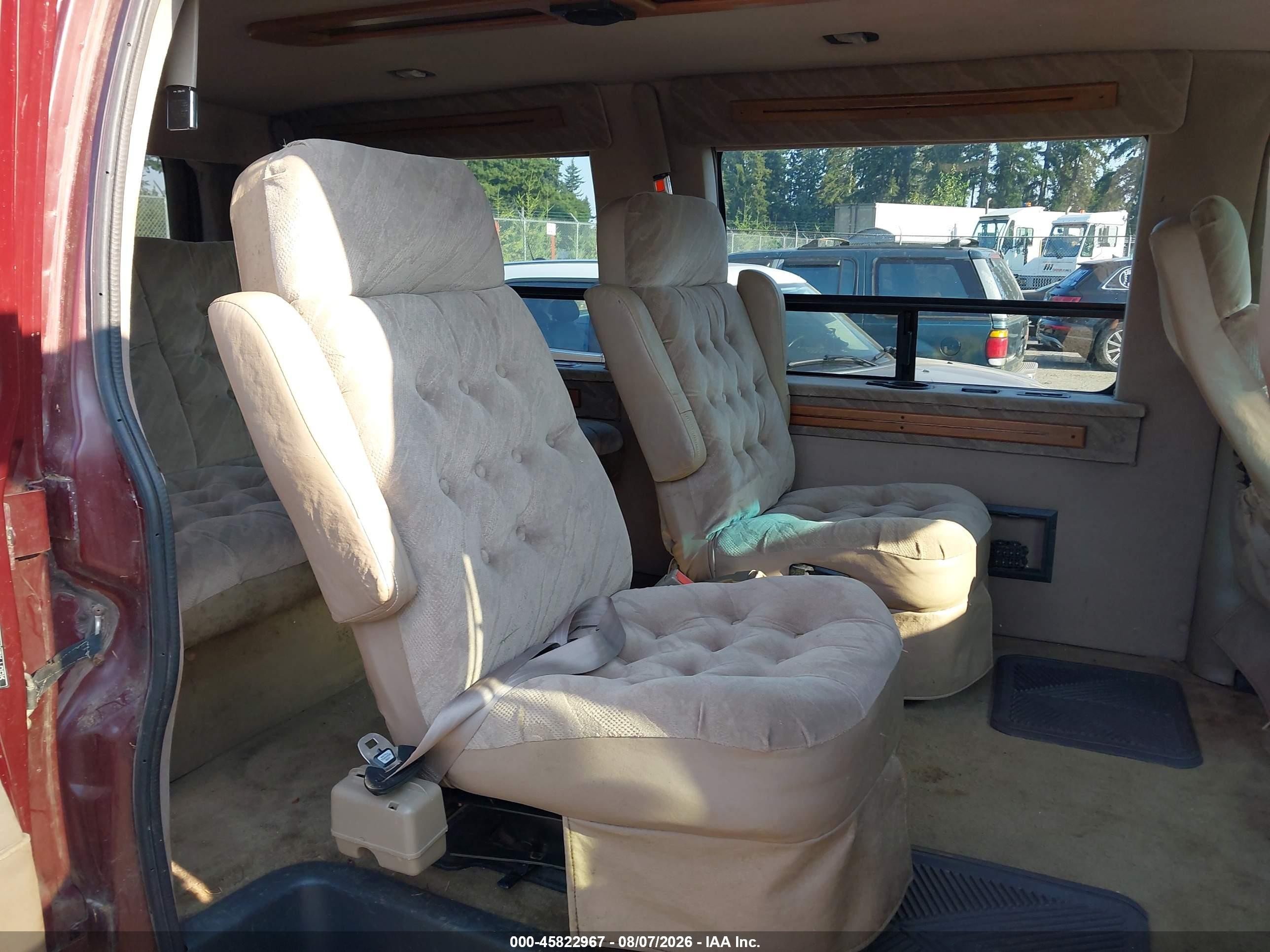 1997 Gmc Savana Yf7 Red vin: 1GDFG15R7V1061538