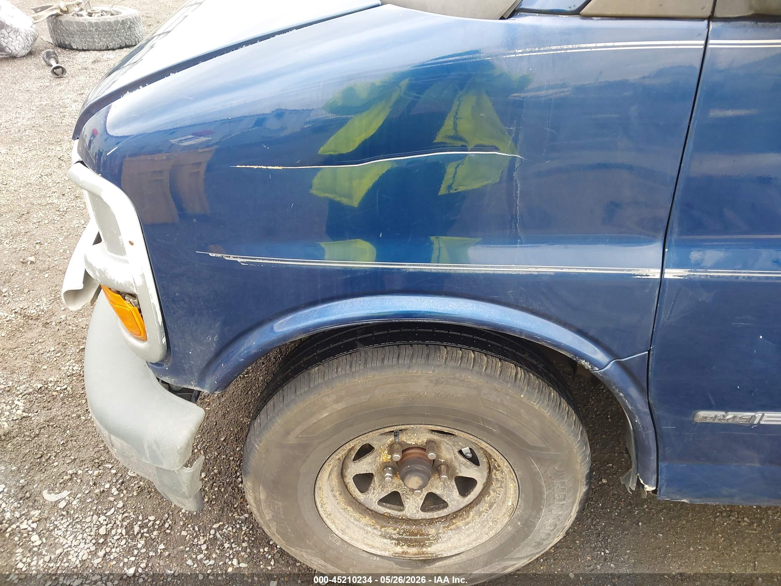 2000 Gmc Savana Rv Blue vin: 1GDFG15R7Y1179772