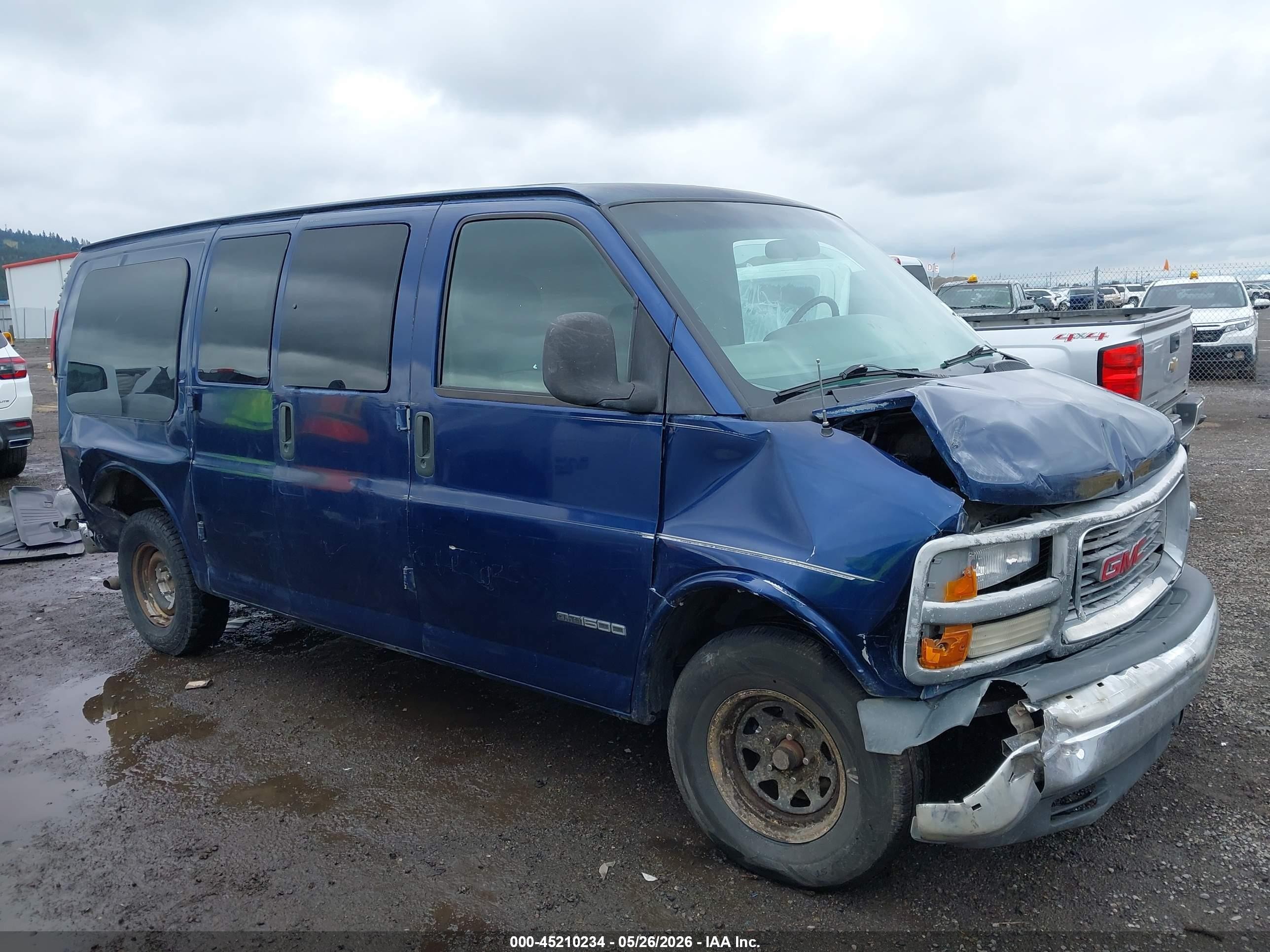 2000 Gmc Savana Rv Blue vin: 1GDFG15R7Y1179772
