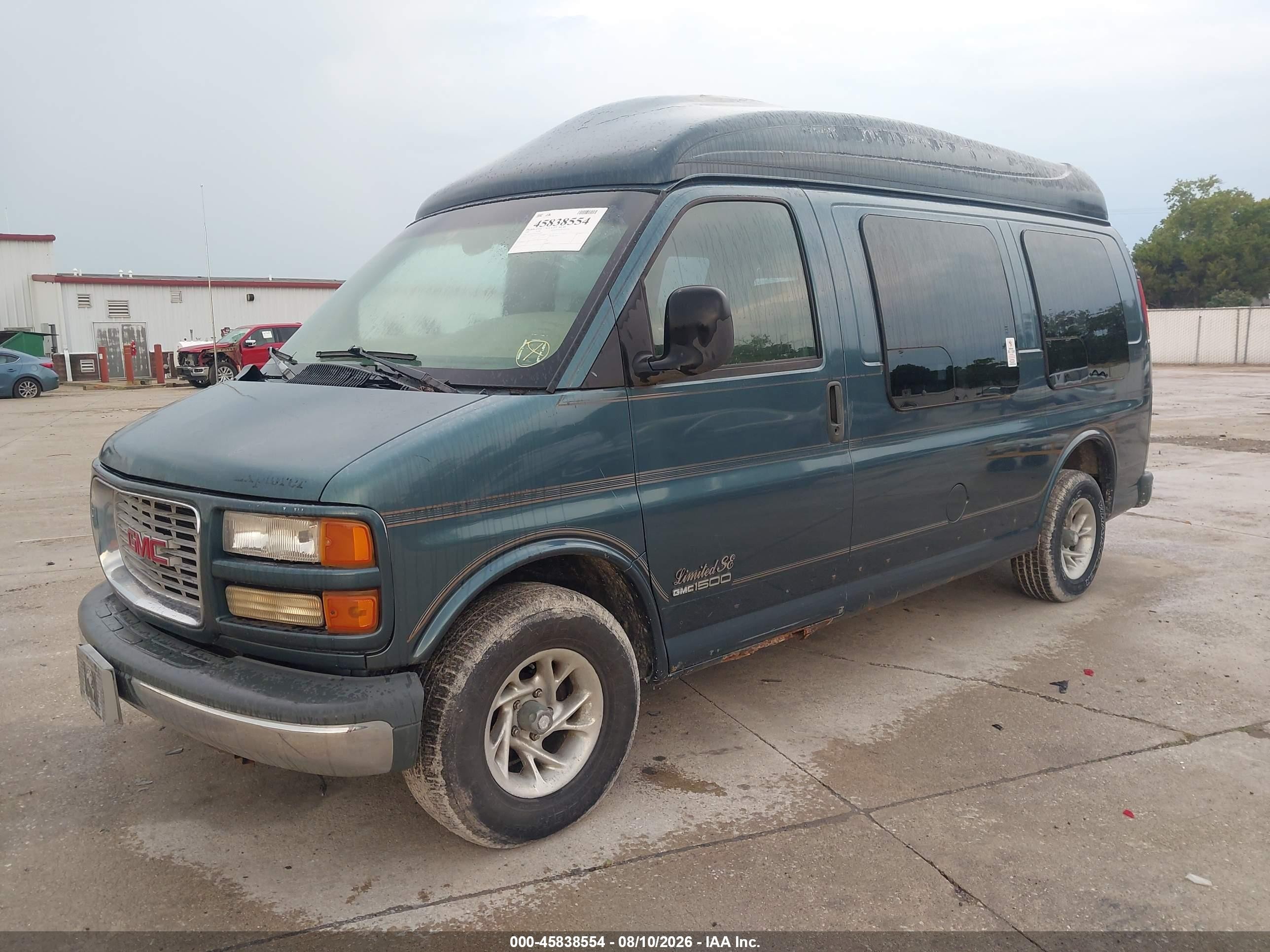 1999 Gmc Savana Rv G1500   Green vin: 1GDFG15R8X1027188