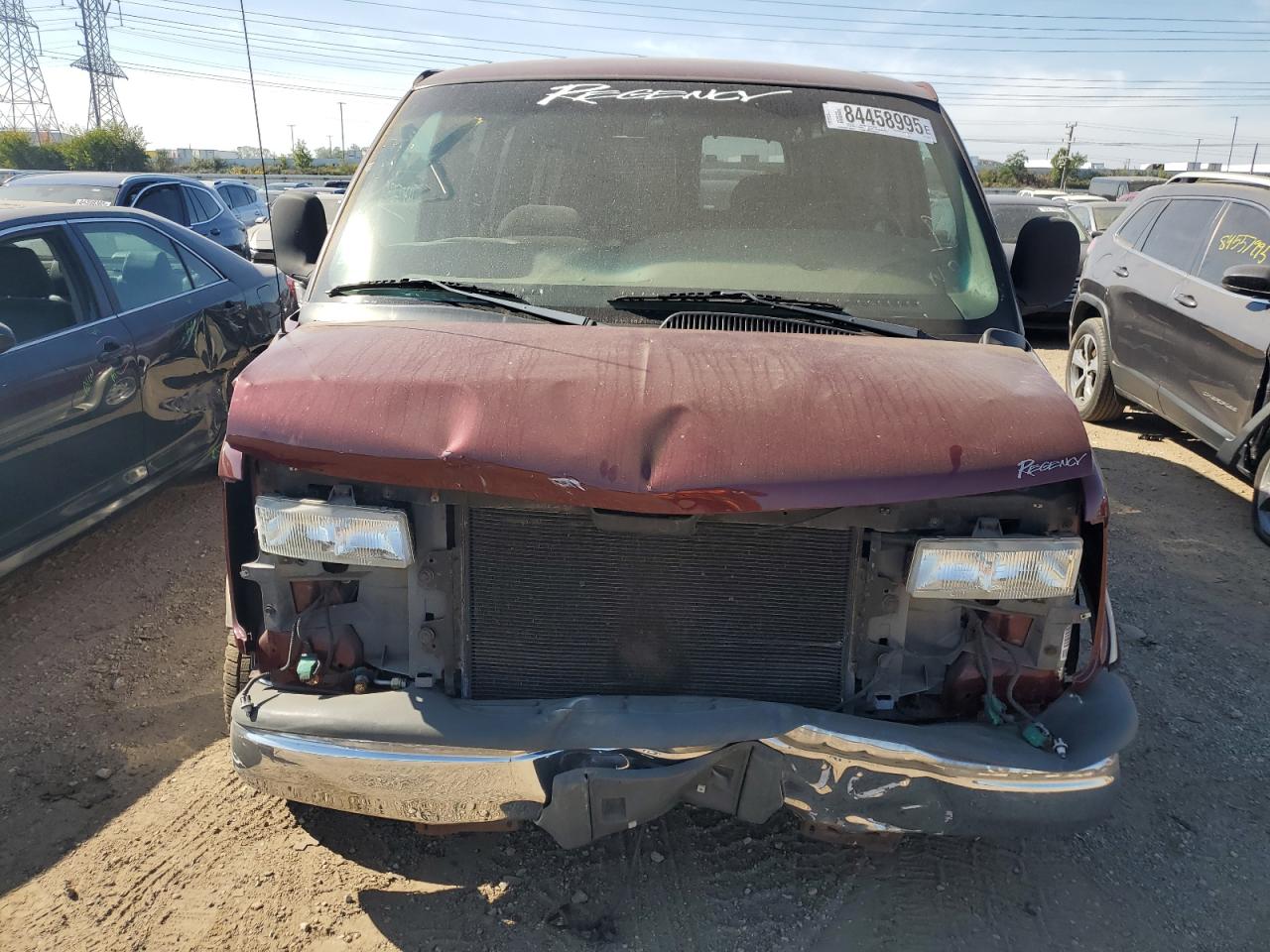 2002 Gmc Savana Rv G1500 Burgundy vin: 1GDFG15R921149437