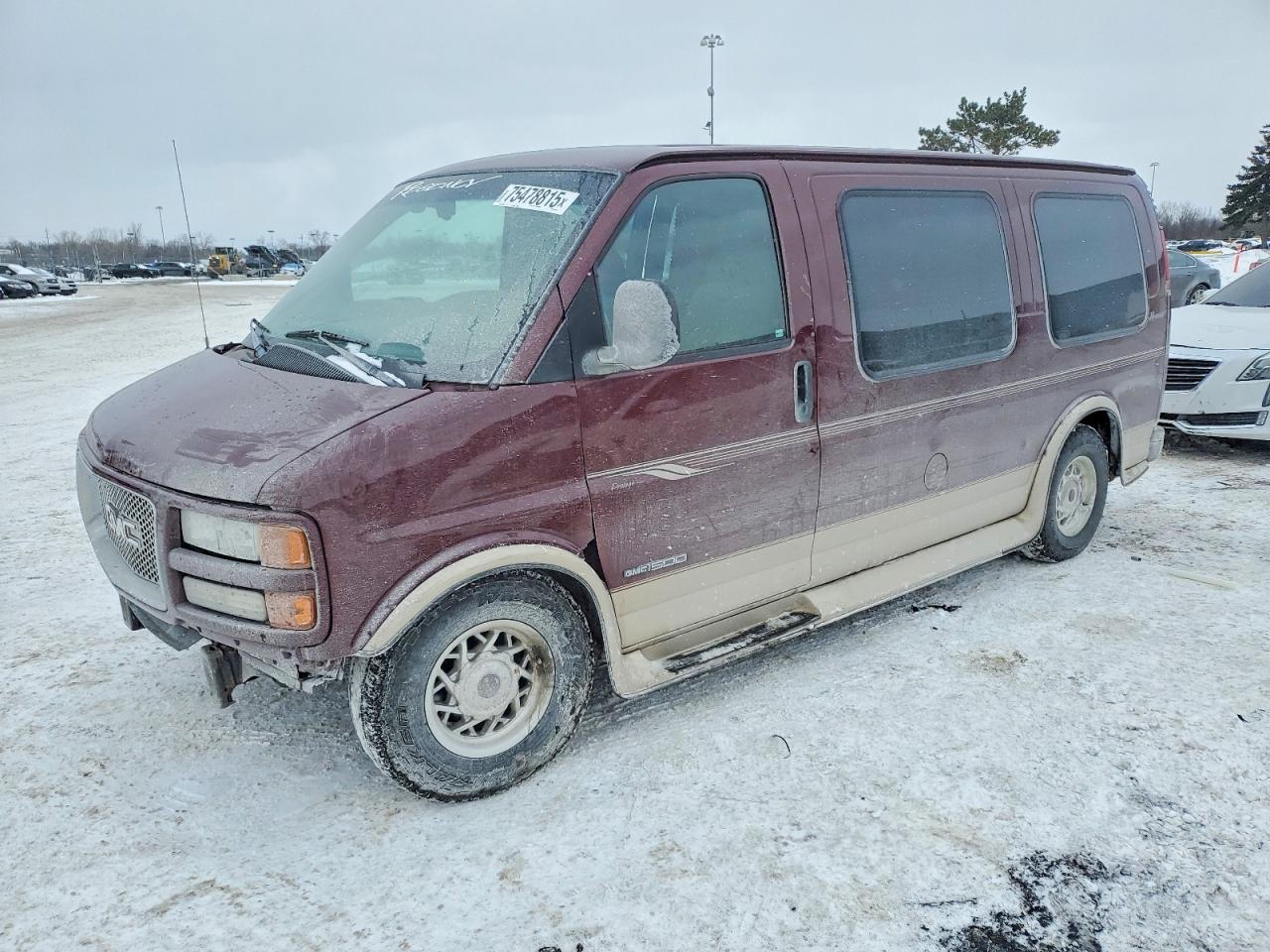 2002 Gmc Savana Rv G1500 Burgundy vin: 1GDFG15R921149437