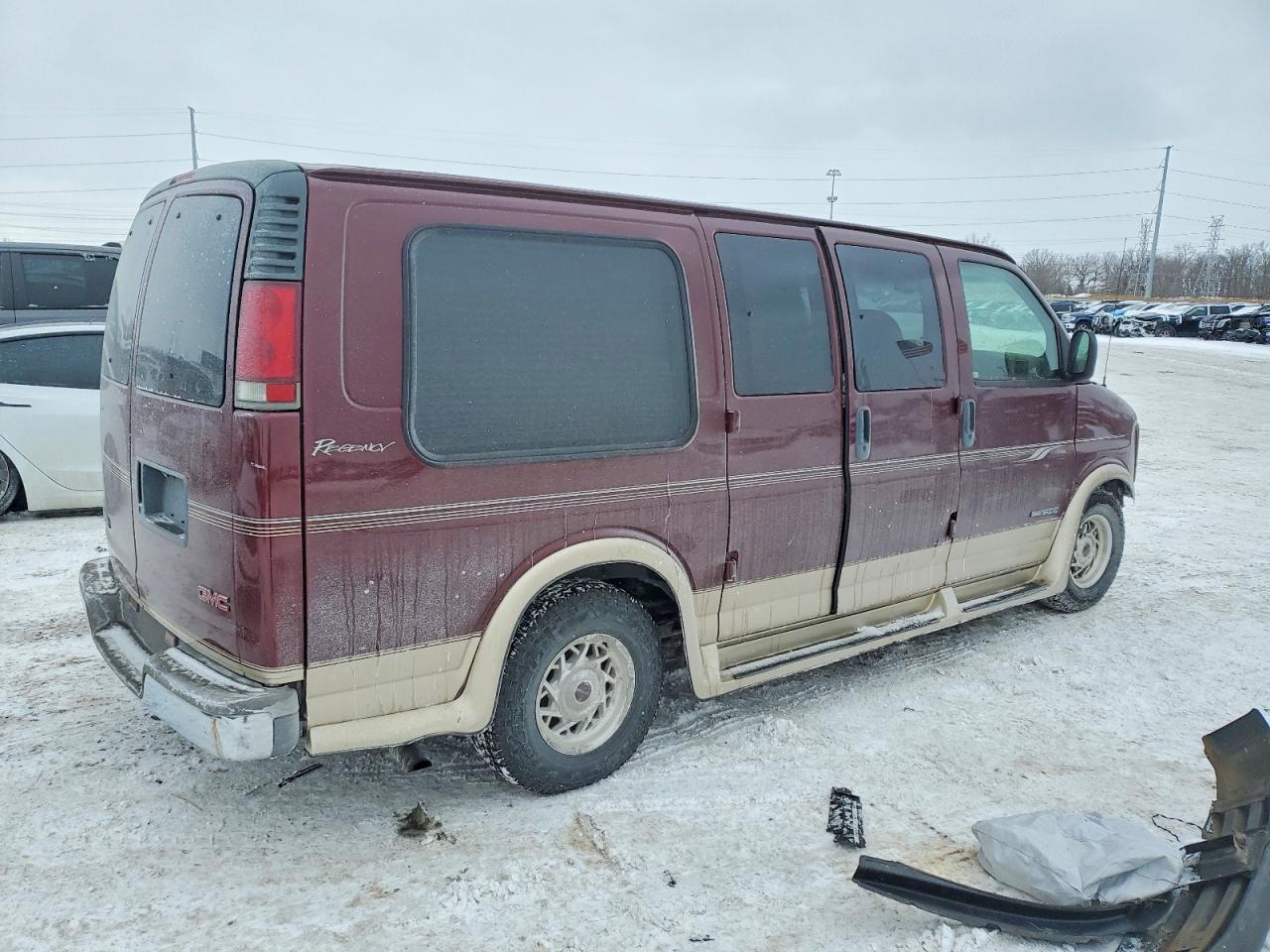 2002 Gmc Savana Rv G1500 Burgundy vin: 1GDFG15R921149437