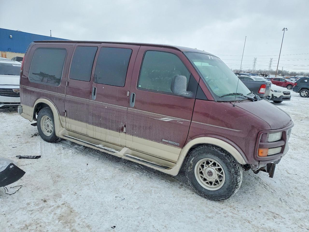 2002 Gmc Savana Rv G1500 Burgundy vin: 1GDFG15R921149437