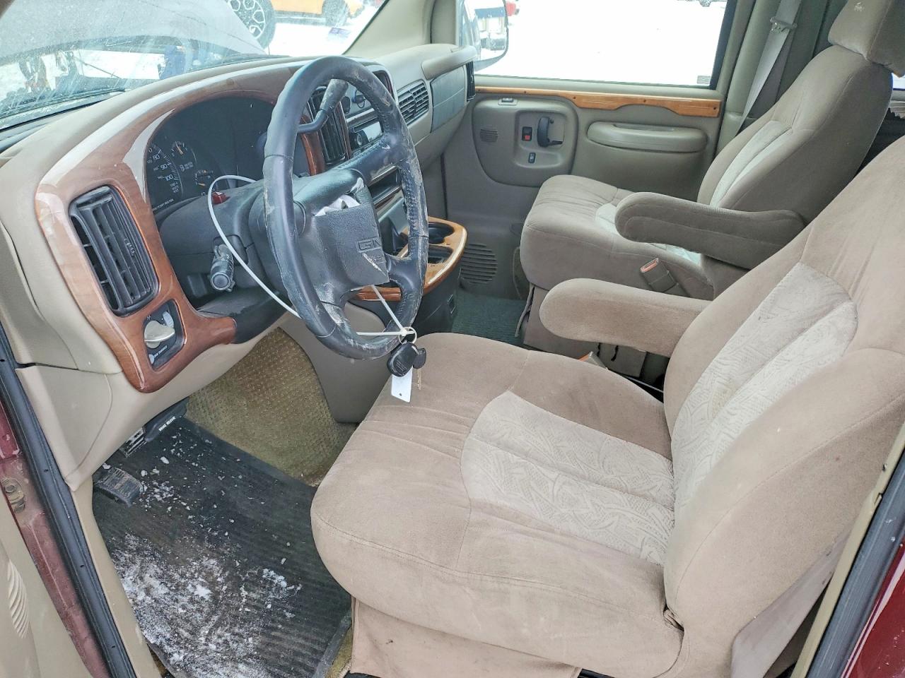 2002 Gmc Savana Rv G1500 Burgundy vin: 1GDFG15R921149437