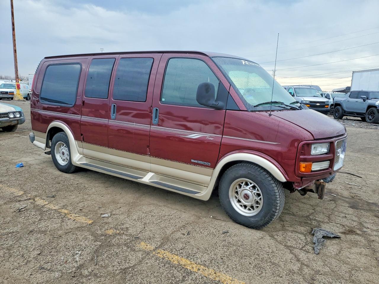 2002 Gmc Savana Rv G1500 Red vin: 1GDFG15R921149437