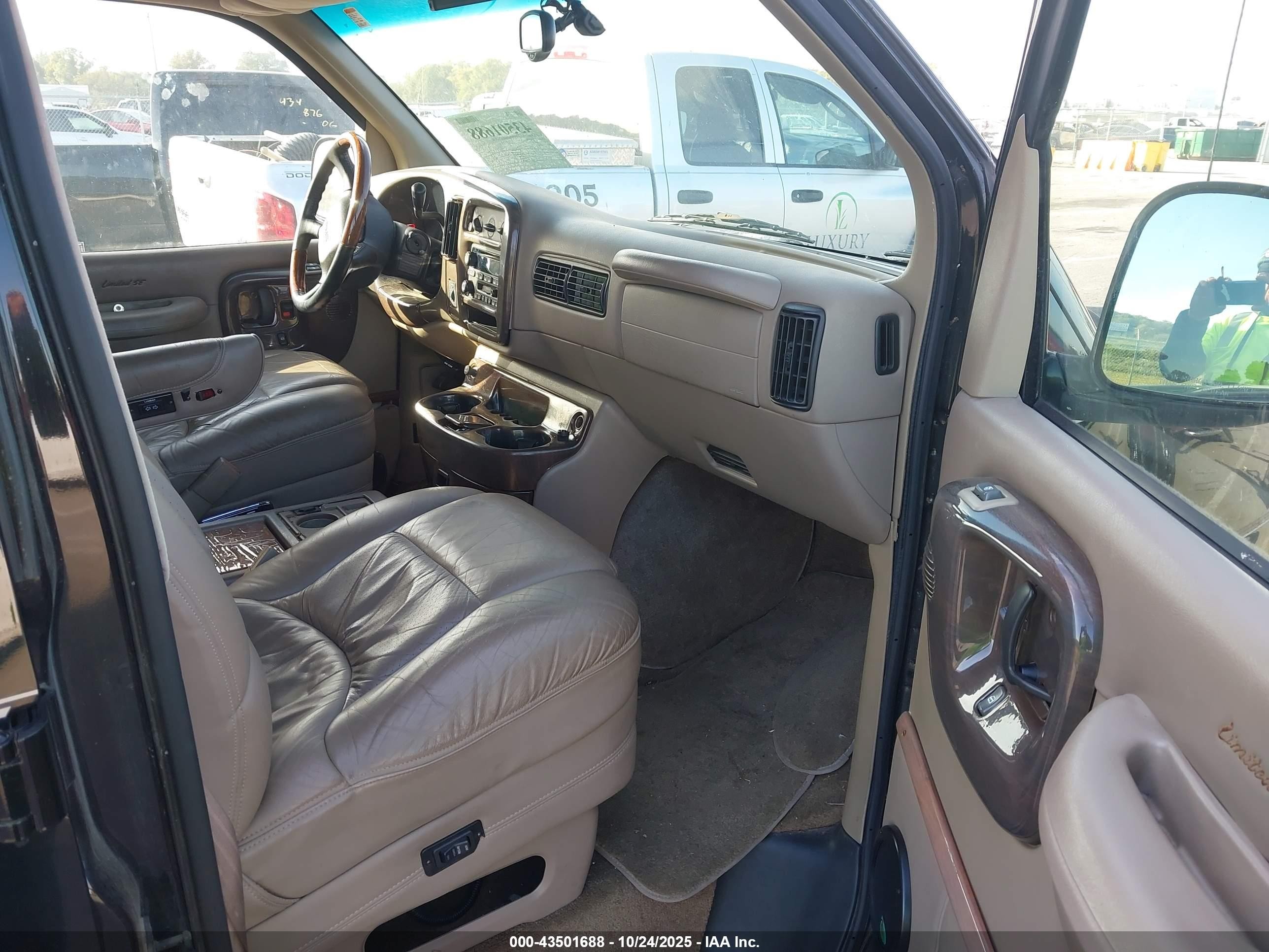 2002 Gmc Savana Standard Black vin: 1GDFG15R921163970