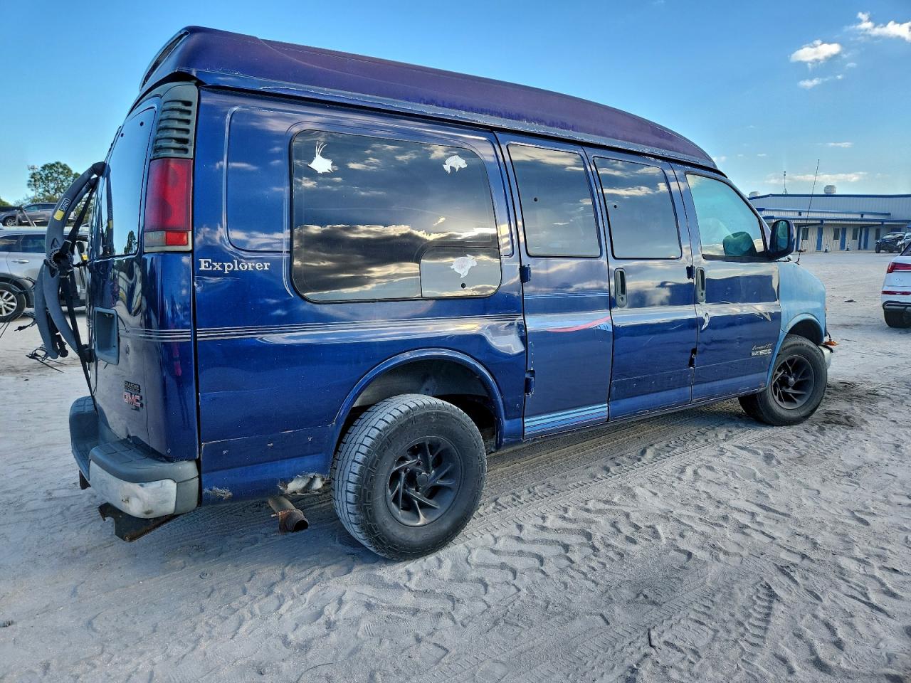 2002 Gmc Savana Rv G1500 Blue vin: 1GDFG15R921196323