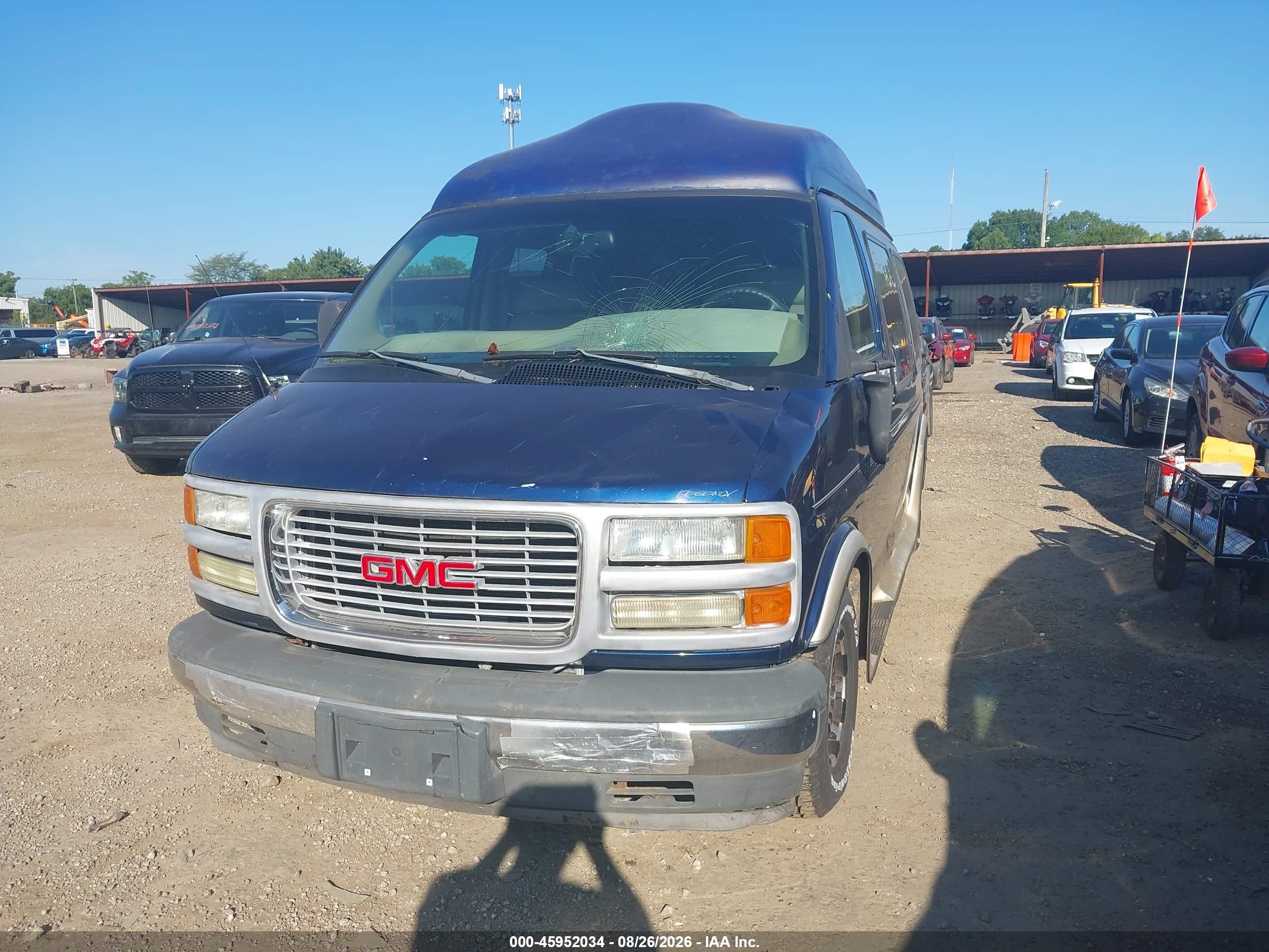 2002 Gmc Savana Standard Синий vin: 1GDFG15R921210060