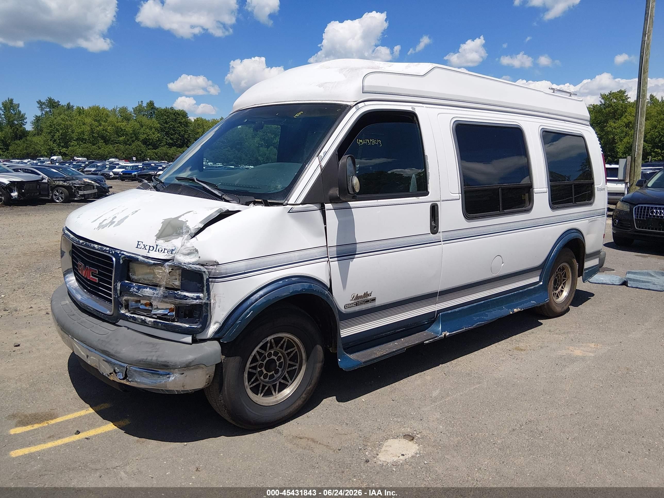 1997 Gmc Savana Yf7 White vin: 1GDFG15R9V1071231