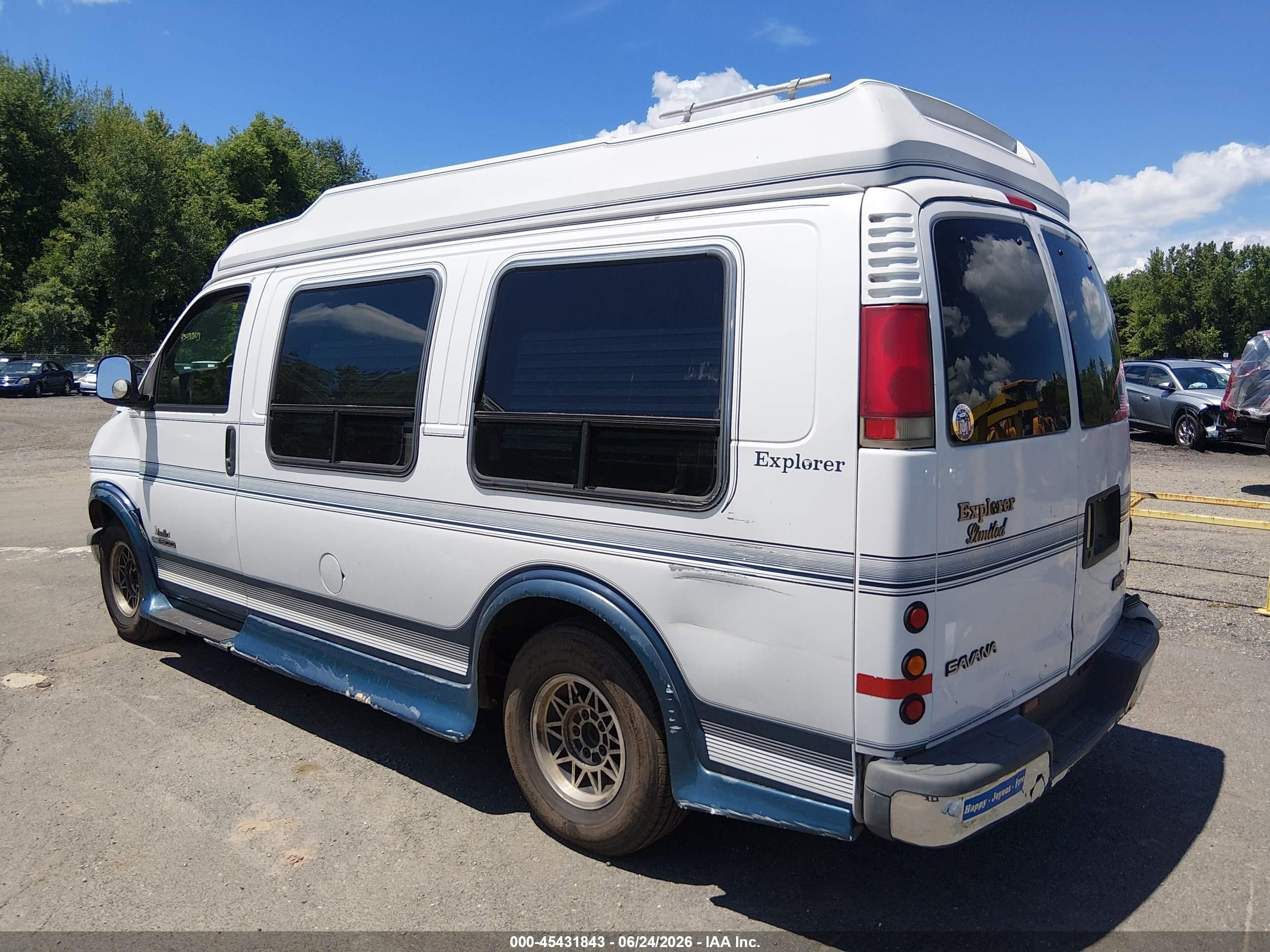 1997 Gmc Savana Yf7 White vin: 1GDFG15R9V1071231