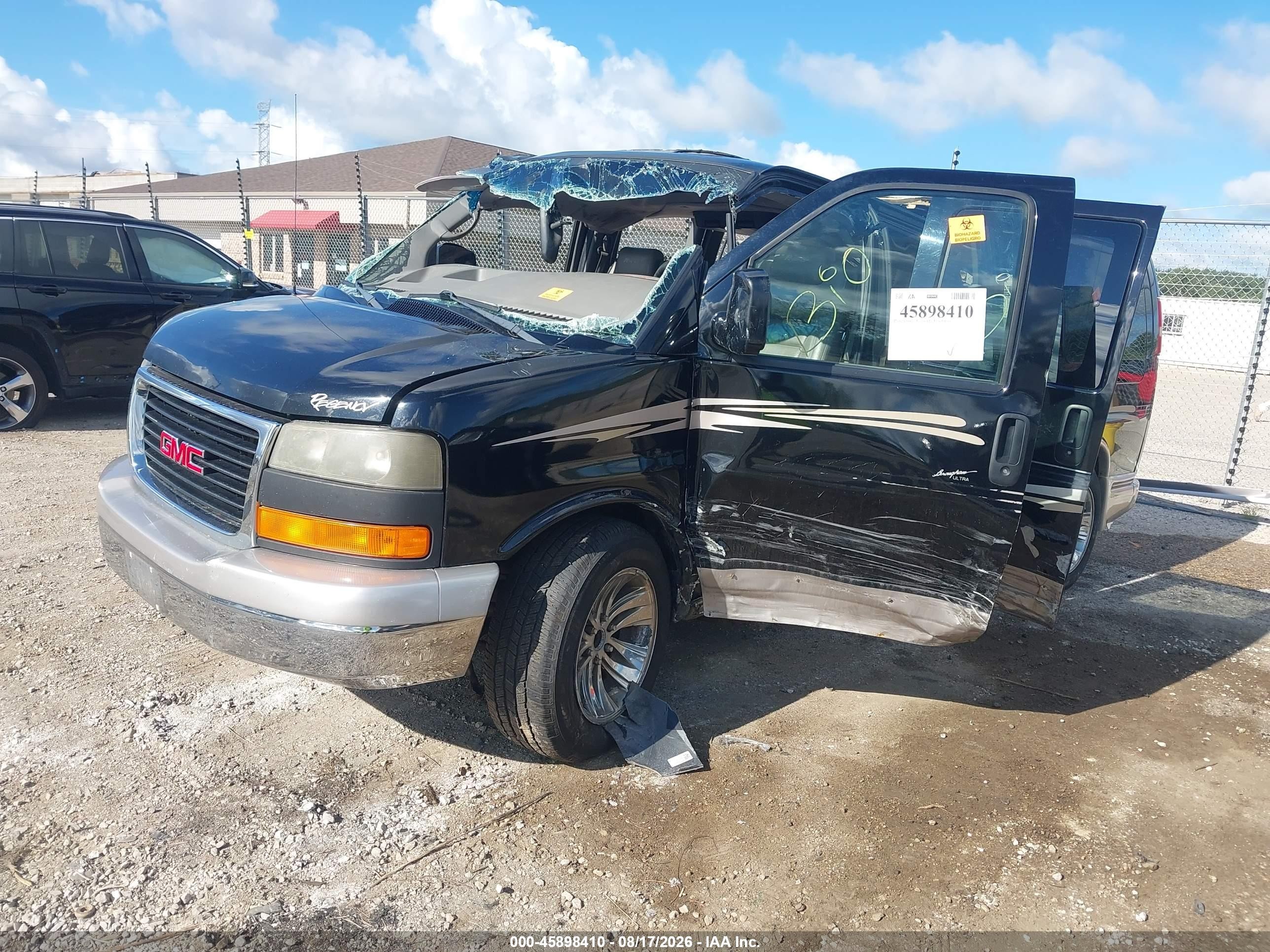 2006 Gmc Savana Yf7 Upfitter Black vin: 1GDFG15T861247859