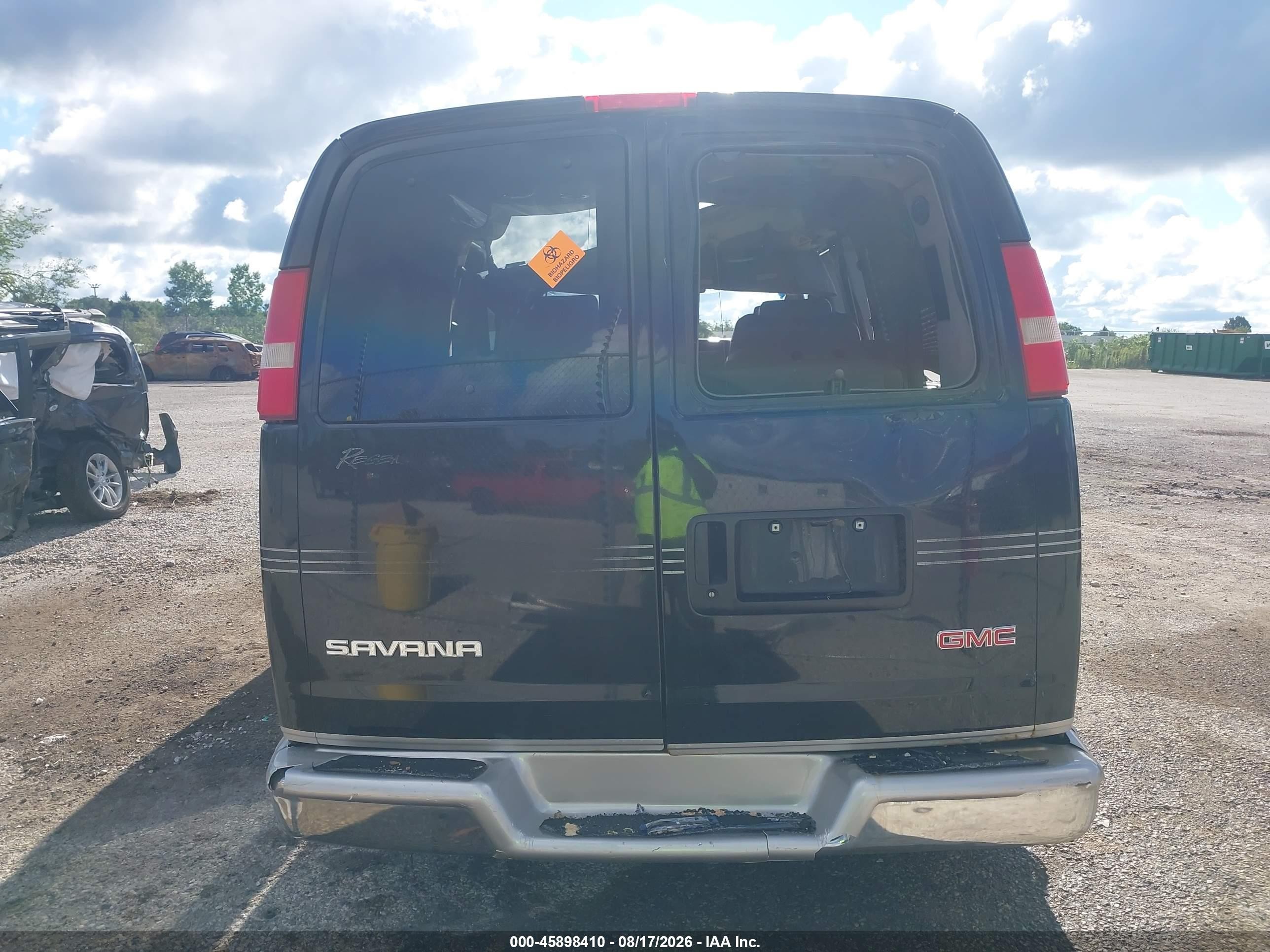 2006 Gmc Savana Yf7 Upfitter Black vin: 1GDFG15T861247859