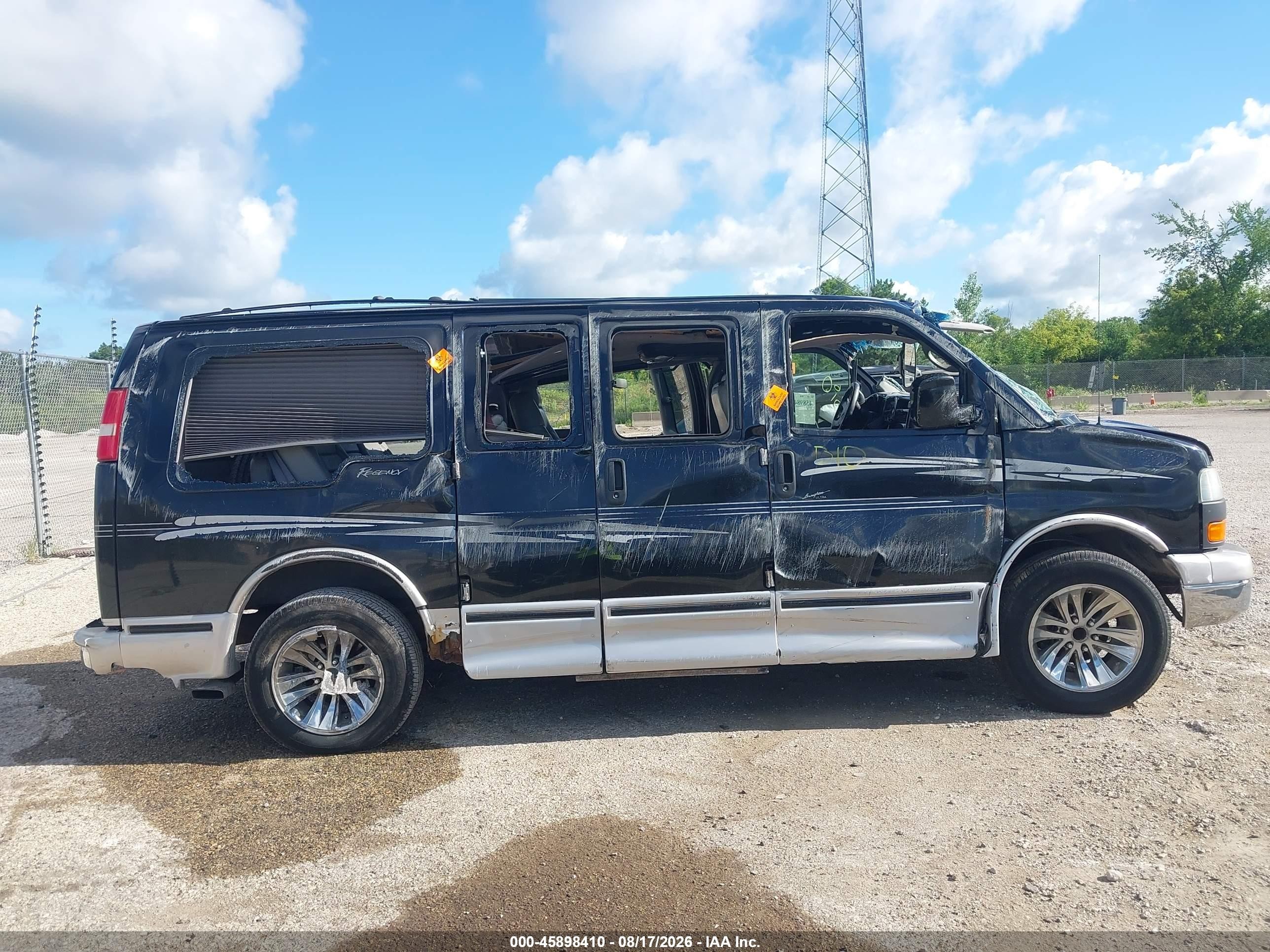 2006 Gmc Savana Yf7 Upfitter Black vin: 1GDFG15T861247859