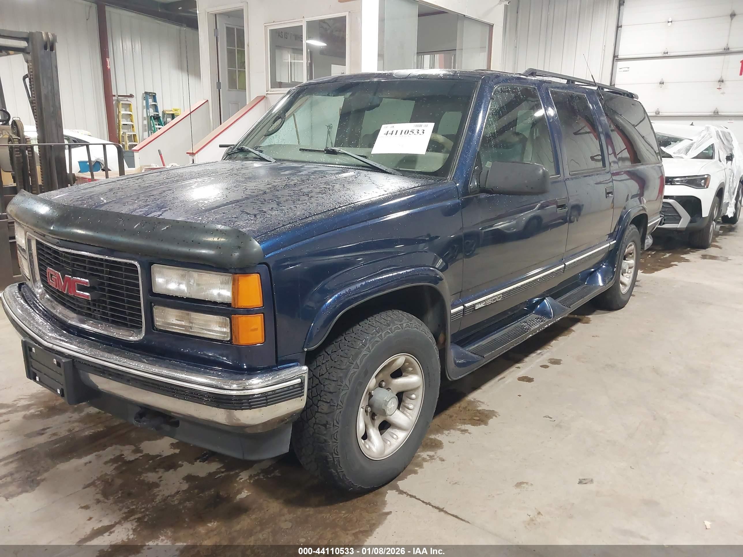 1998 Gmc Suburban 1500 Sl Blue vin: 1GDFK16R1WJ706991