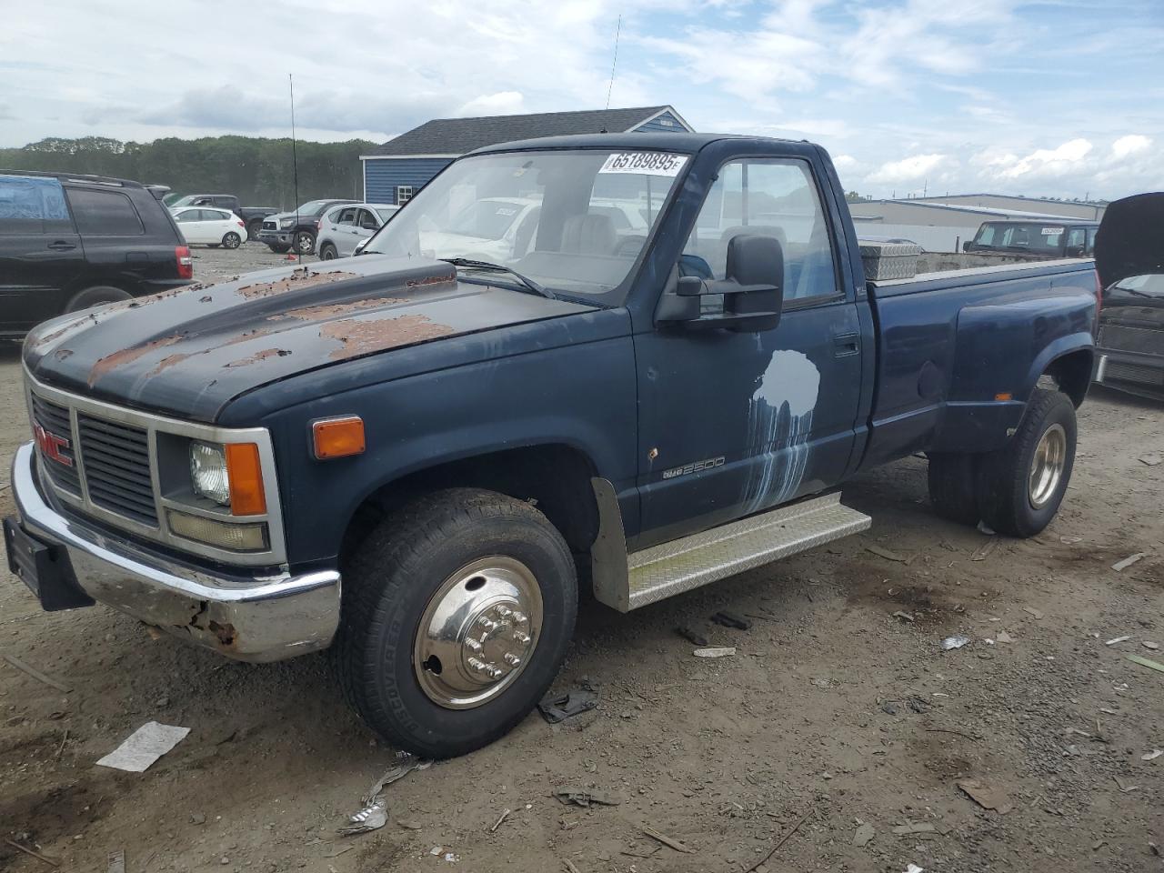 1989 Gmc Sierra C2500 Blue vin: 1GDGC24K3KE540988
