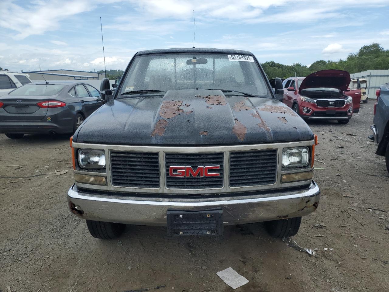1989 Gmc Sierra C2500 Blue vin: 1GDGC24K3KE540988