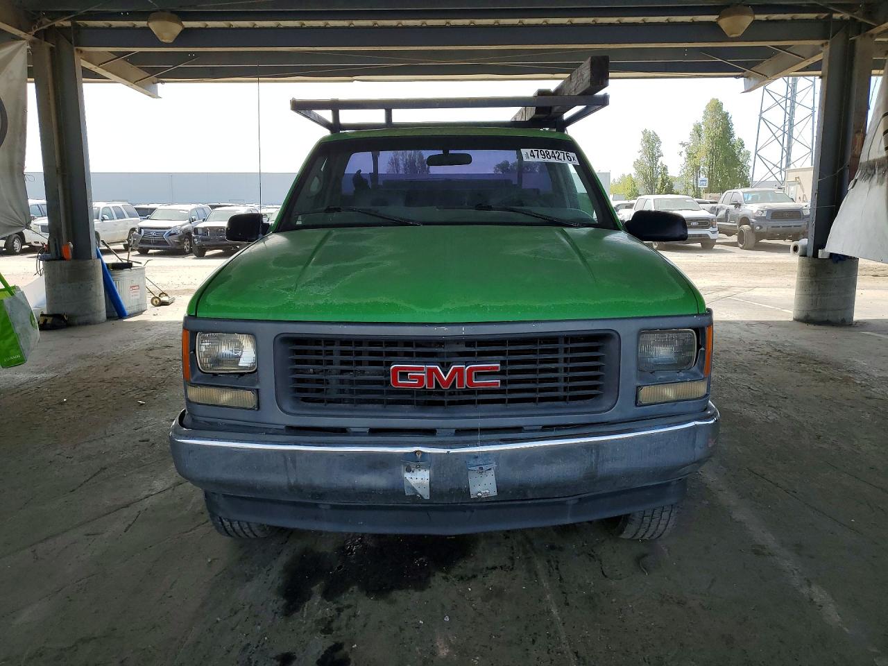 1997 Gmc Sierra C3500 Green vin: 1GDGC34R8VF043713