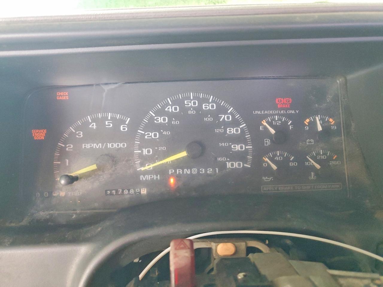 1997 Gmc Sierra C3500 Green vin: 1GDGC34R8VF043713