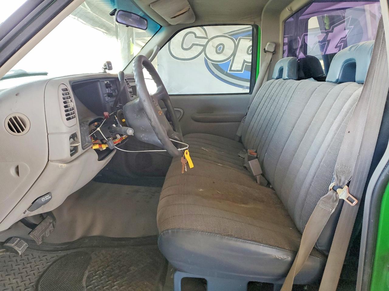 1997 Gmc Sierra C3500 Green vin: 1GDGC34R8VF043713