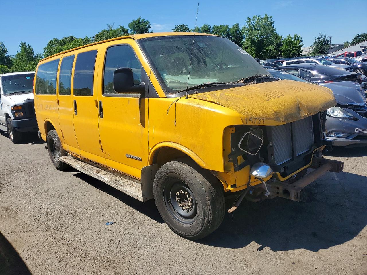 2006 Gmc Savana Rv G3500 Yellow vin: 1GDHG35U761206815