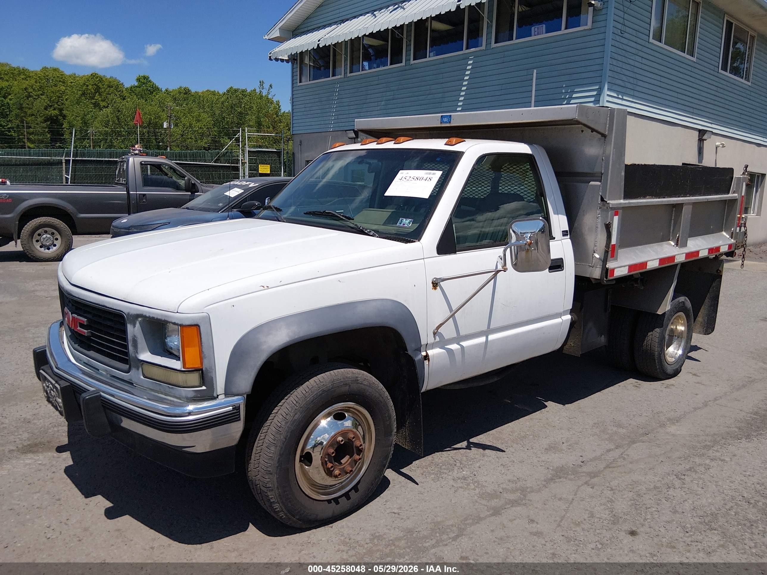 1994 Gmc Sierra K3500 White vin: 1GDHK34K8RE561326