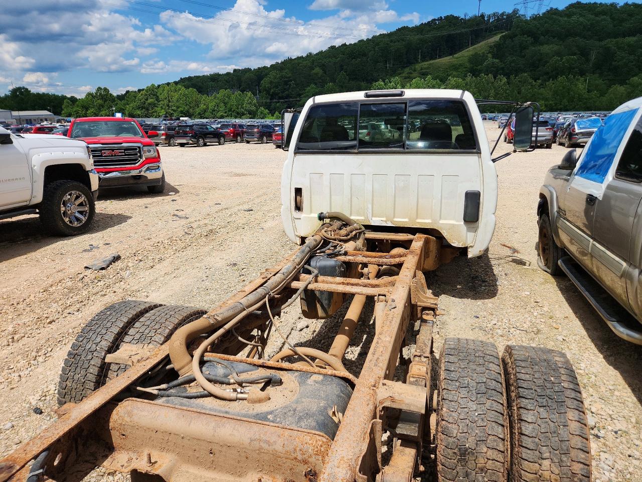 2007 Gmc New Sierra K3500 White vin: 1GDJK34D17E137244