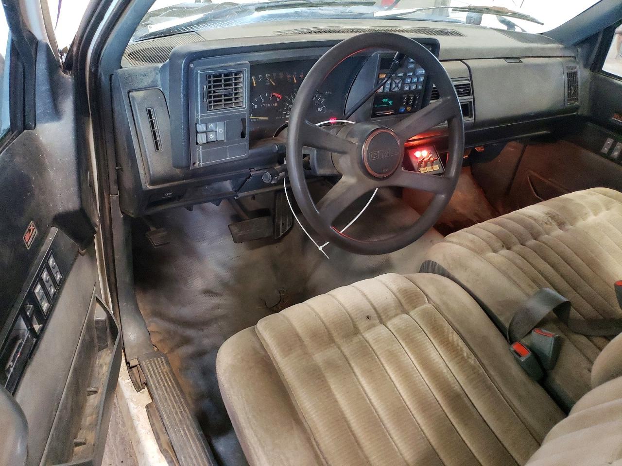 1992 Gmc Sierra C3500 Heavy Duty White vin: 1GDKC34F8NJ520072