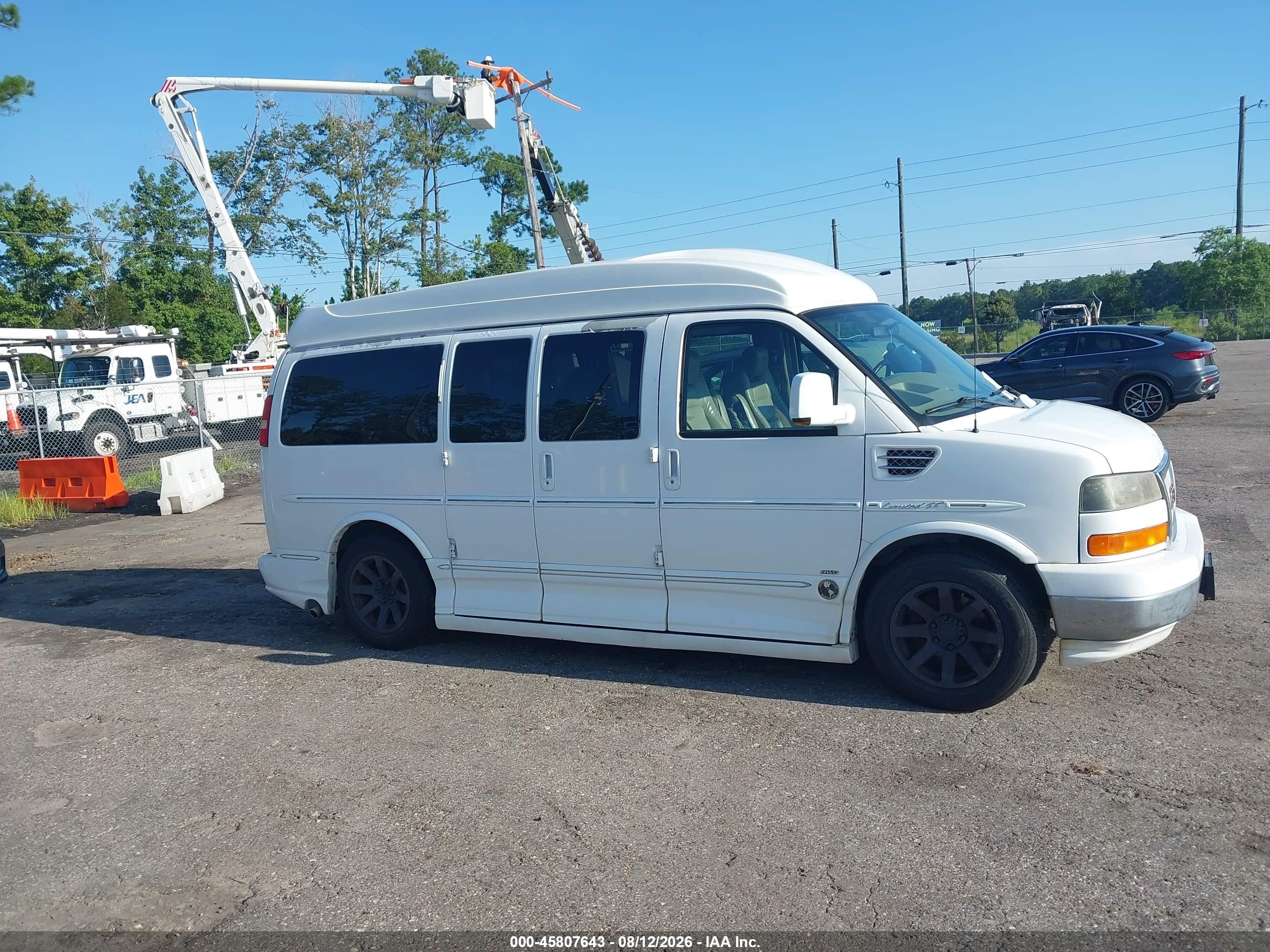 2011 Gmc Savana 1500 Upfitter White vin: 1GDS8DC4XB1182273
