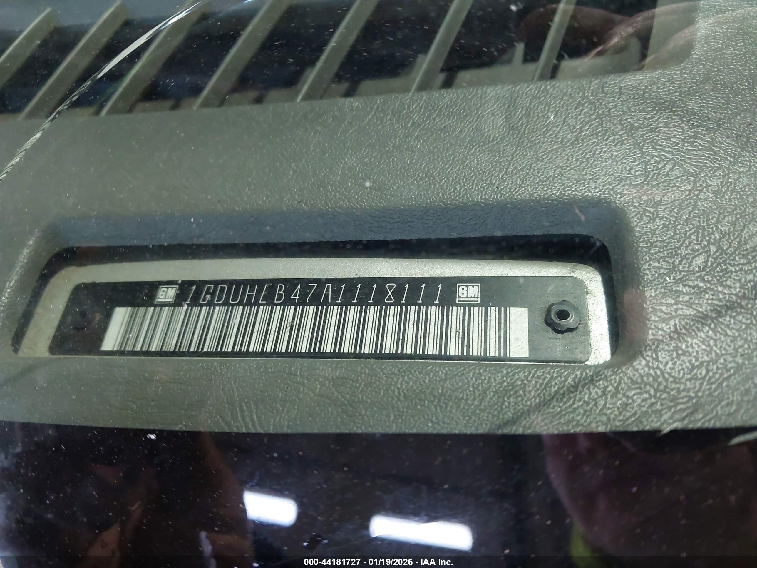 2010 Gmc Savana 1500 Upfitter Silver vin: 1GDUHEB47A1118111