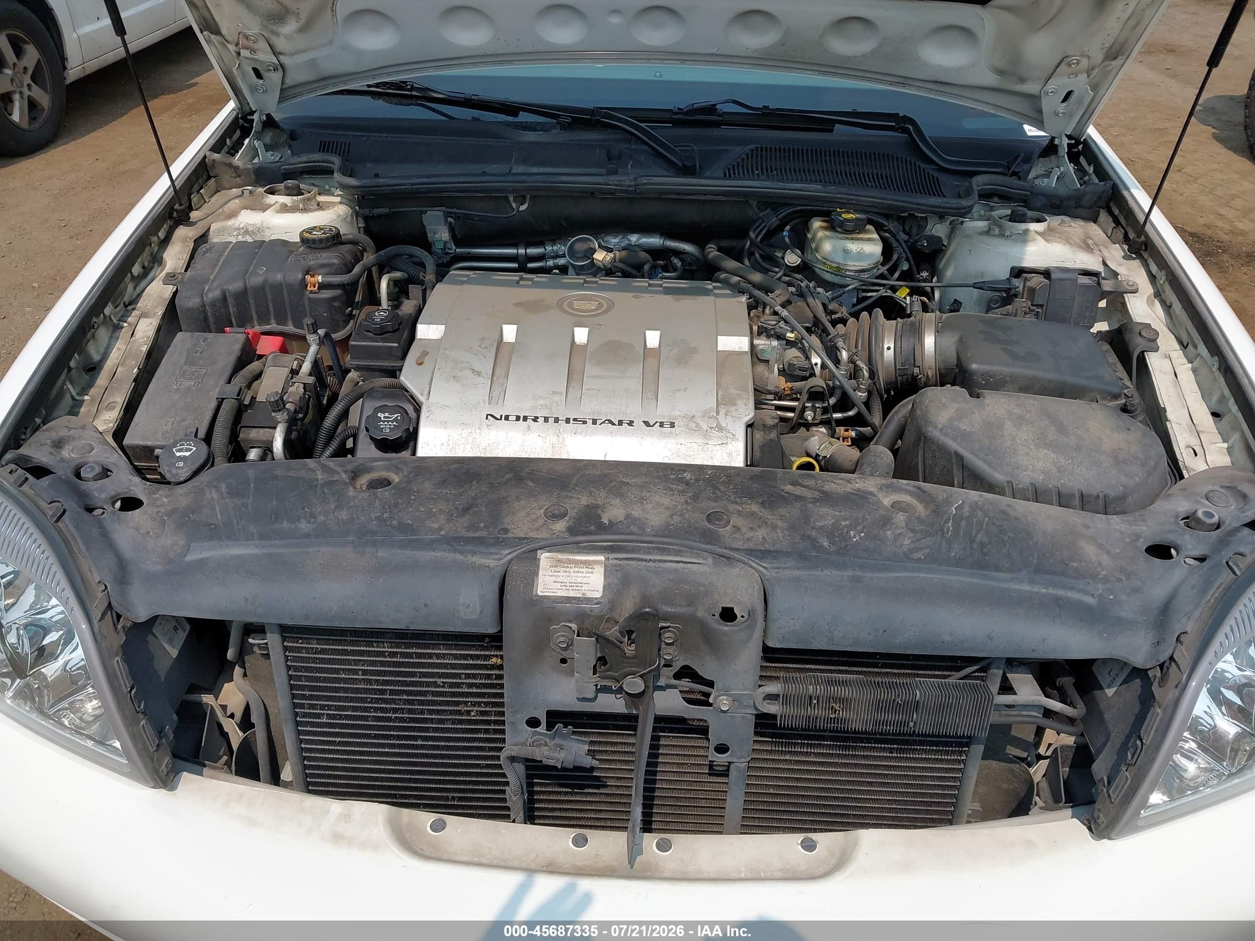 2005 Cadillac Deville Professional   White vin: 1GEEH00Y05U500560