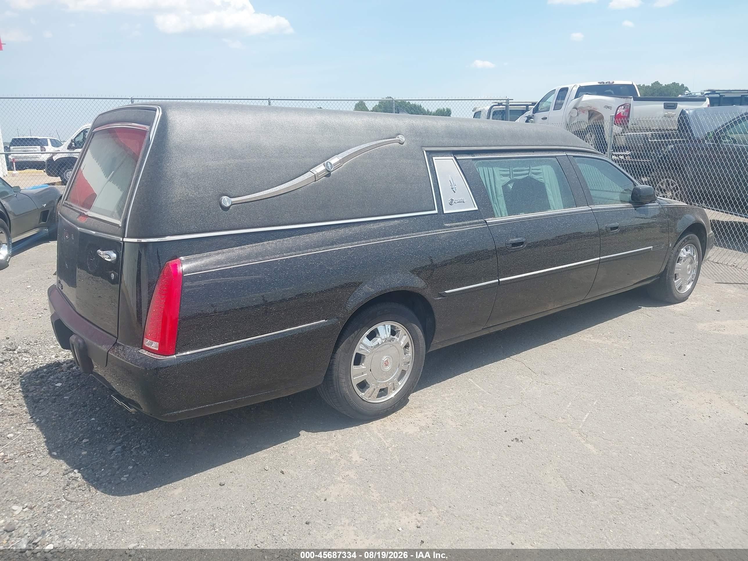 2009 Cadillac Dts Professional Funeral Coach Black vin: 1GEEH00Y59U500186