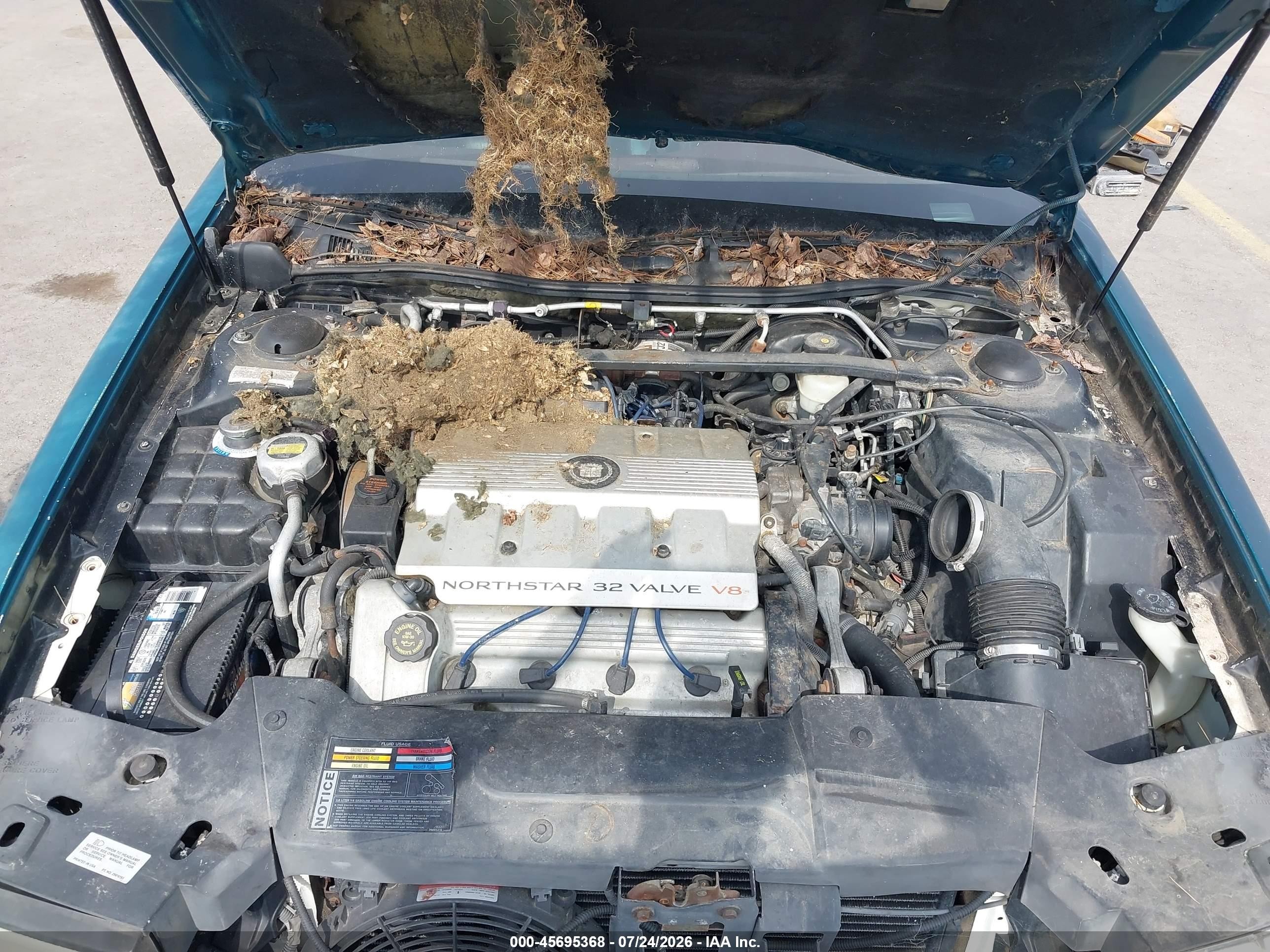 1997 Cadillac Deville Professional   Green vin: 1GEEH90Y4VU700443