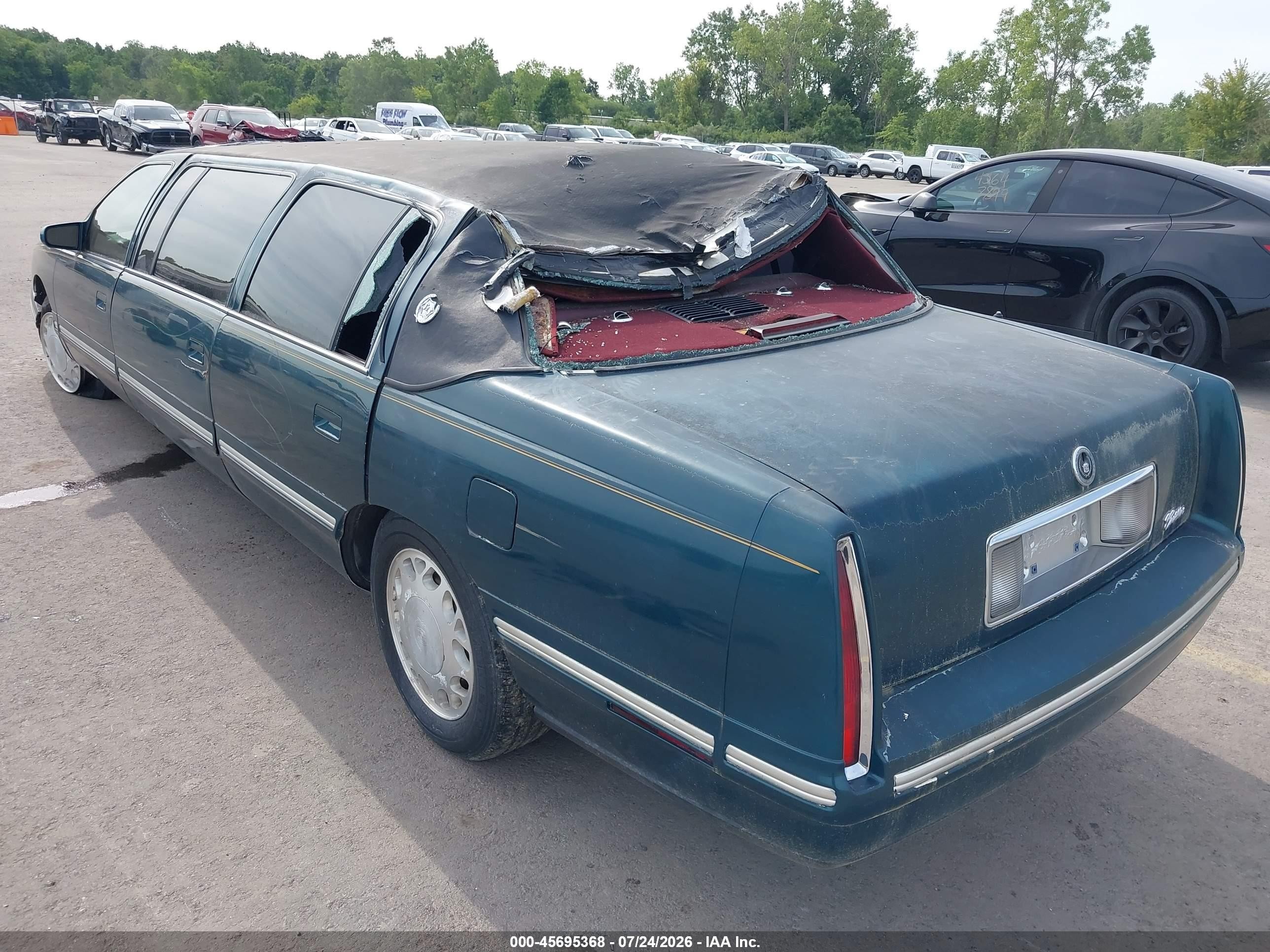 1997 Cadillac Deville Professional   Green vin: 1GEEH90Y4VU700443