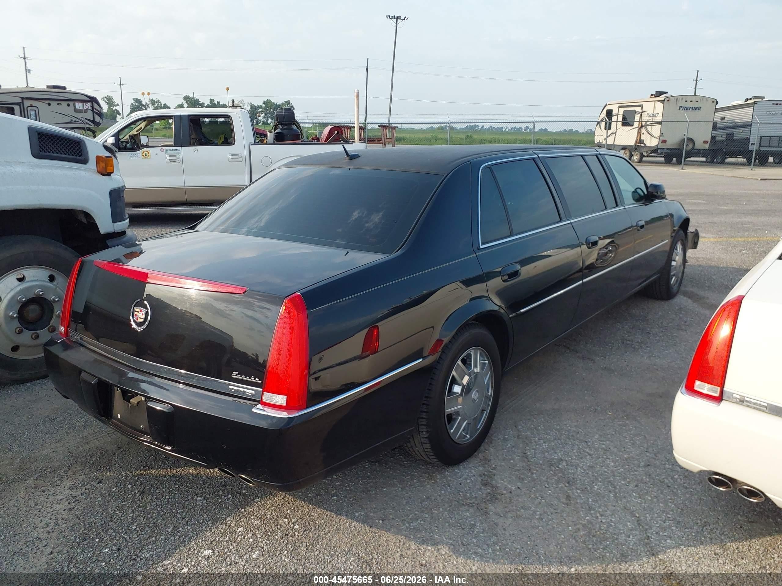 2006 Cadillac Dts Professional Black vin: 1GEEH96Y86U550801