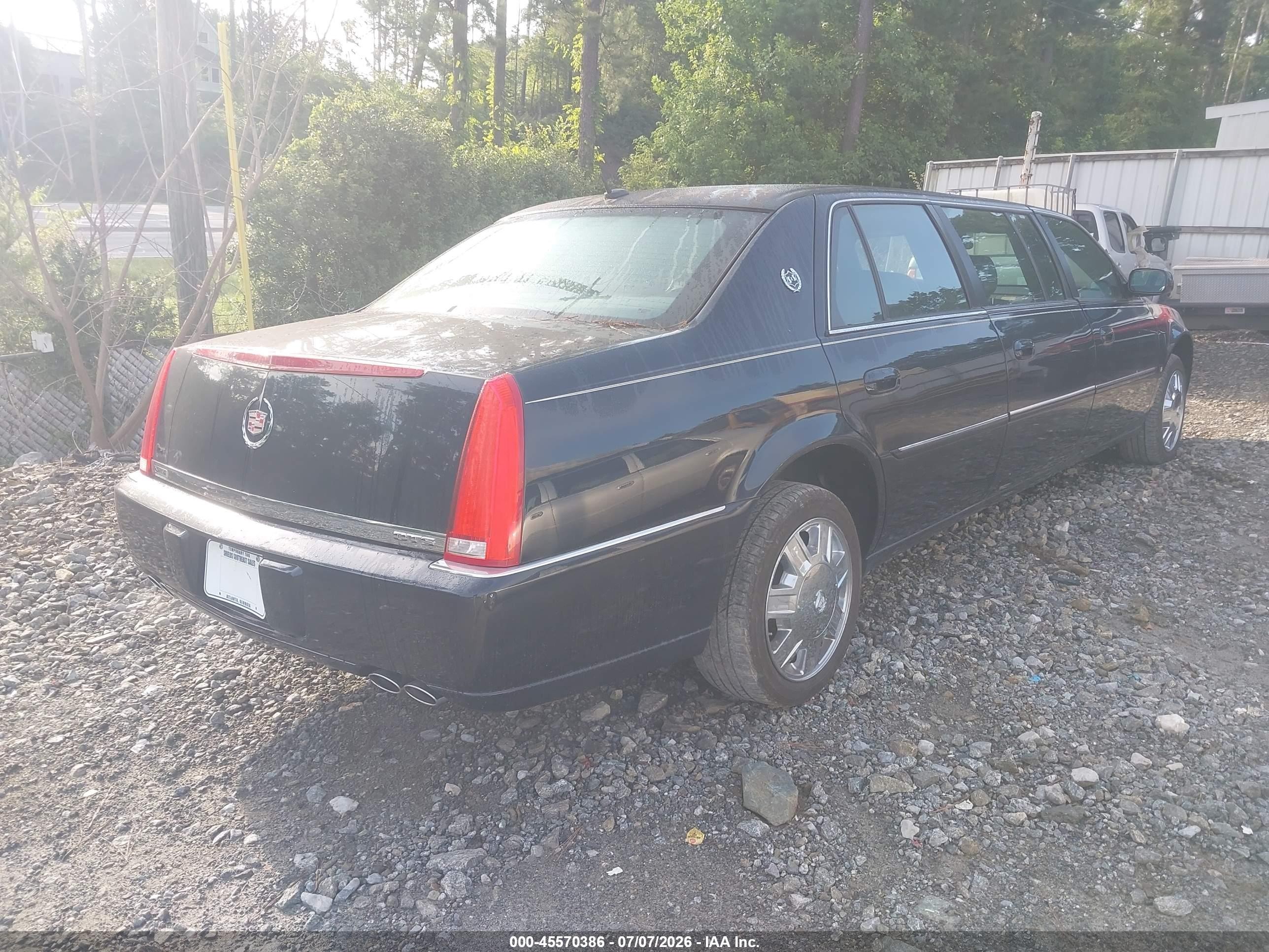 2006 Cadillac Dts Professional   Dark Blue vin: 1GEEH96Y96U550774