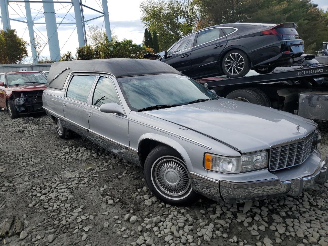 1996 Cadillac Commercial Chassis Silver vin: 1GEFH90P4TR710630